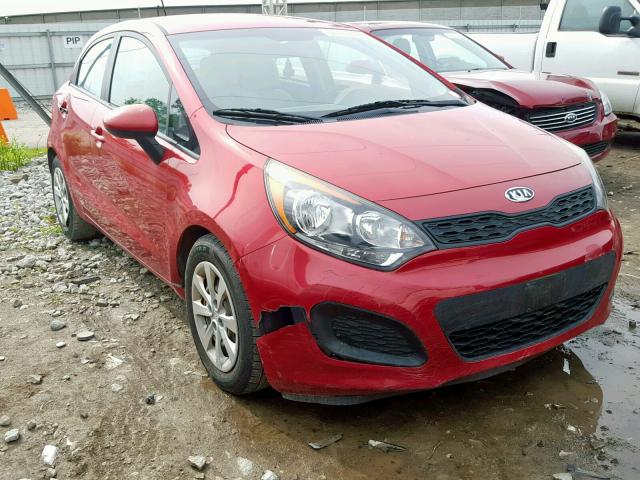 KNADM5A34D6103336 - 2013 KIA RIO LX RED photo 1