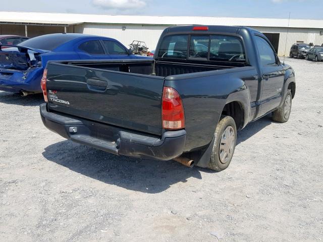 5TENX4CN9AZ715294 - 2010 TOYOTA TACOMA GREEN photo 4