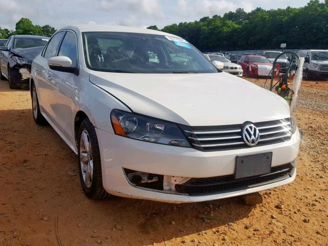 1VWAT7A34EC021613 - 2014 VOLKSWAGEN PASSAT S WHITE photo 1