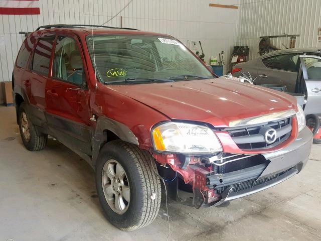 4F2YZ04134KM26741 - 2004 MAZDA TRIBUTE LX RED photo 1