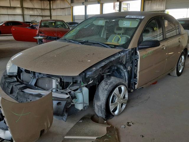 1G8AJ55F47Z183057 - 2007 SATURN ION LEVEL BEIGE photo 2