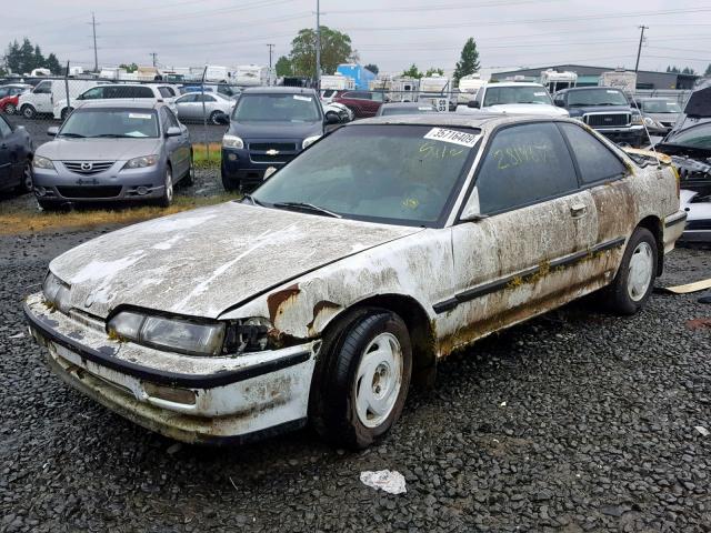 JH4DA9394MS036439 - 1991 ACURA INTEGRA LS WHITE photo 2