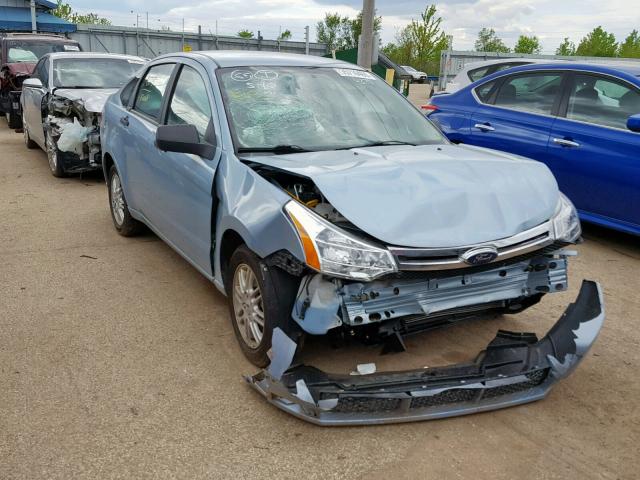 1FAHP35N59W225258 - 2009 FORD FOCUS SE BLUE photo 1