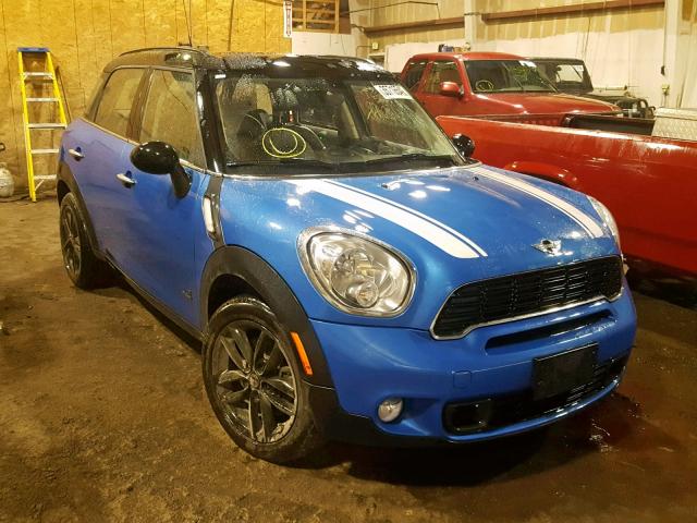 WMWZC5C59EWP41137 - 2014 MINI COOPER S C BLUE photo 1