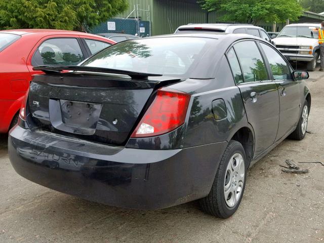 1G8AJ52FX4Z120416 - 2004 SATURN ION LEVEL BLACK photo 4