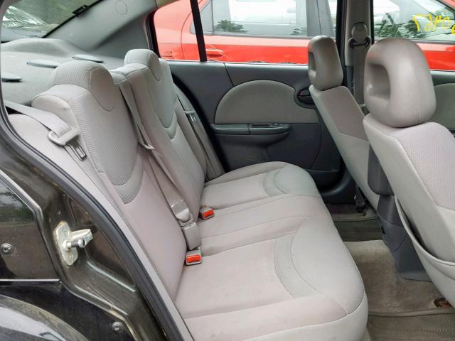 1G8AJ52FX4Z120416 - 2004 SATURN ION LEVEL BLACK photo 6