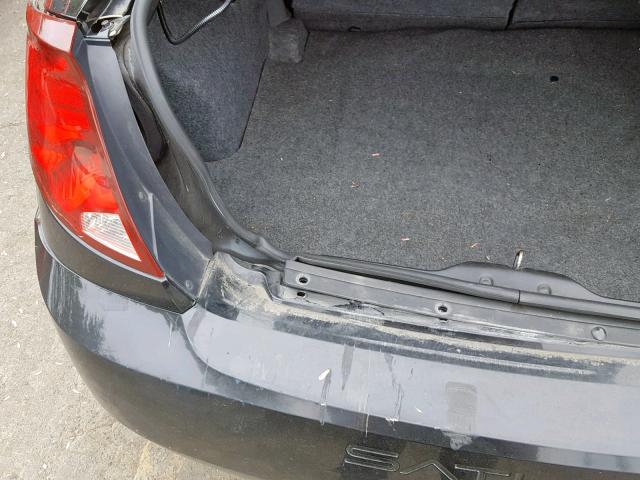 1G8AJ52FX4Z120416 - 2004 SATURN ION LEVEL BLACK photo 9