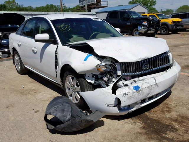 1MEHM40127G606858 - 2007 MERCURY MONTEGO LU WHITE photo 1