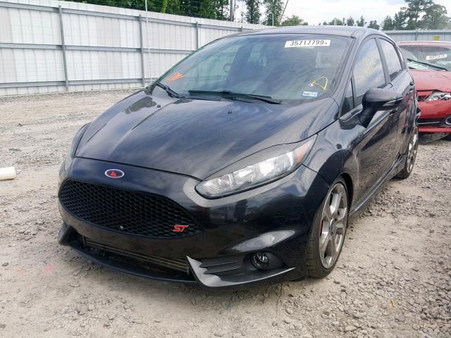 3FADP4GX4FM161454 - 2015 FORD FIESTA ST BLACK photo 2