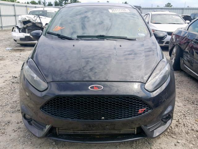 3FADP4GX4FM161454 - 2015 FORD FIESTA ST BLACK photo 9