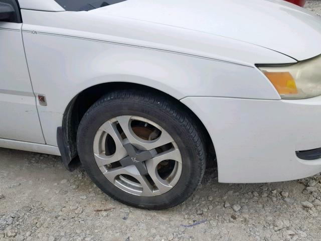 1G8AL52FX3Z131246 - 2003 SATURN ION LEVEL WHITE photo 10