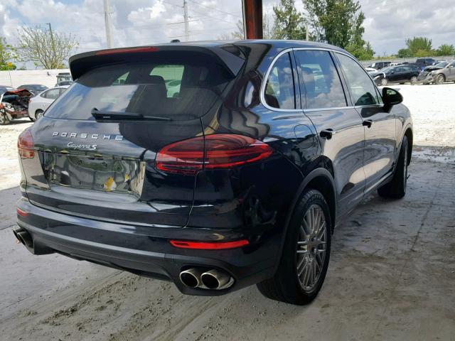 WP1AB2A24GLA94241 - 2016 PORSCHE CAYENNE S BLACK photo 4