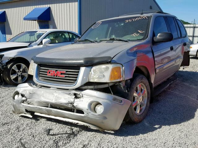 1GKDT13S742118167 - 2004 GMC ENVOY SILVER photo 2