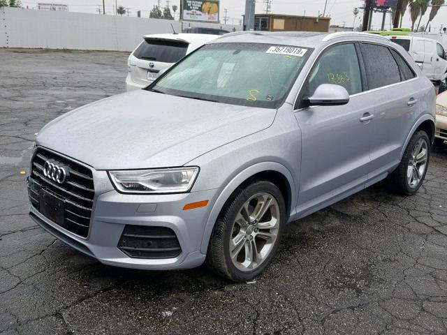 WA1EFCFS1GR020448 - 2016 AUDI Q3 PREMIUM SILVER photo 2