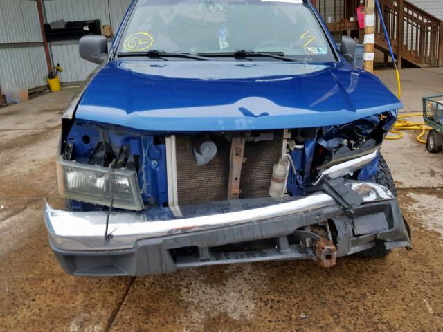 1GCCS138758202812 - 2005 CHEVROLET COLORADO BLUE photo 9