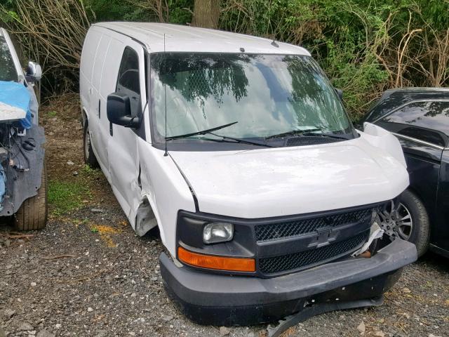 1GCSGAFX0D1146400 - 2013 CHEVROLET EXPRESS G1 WHITE photo 1