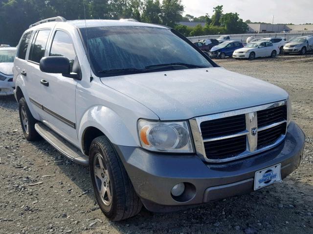 1D8HD48287F585188 - 2007 DODGE DURANGO SL WHITE photo 1