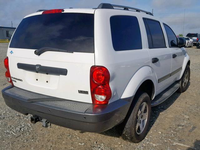 1D8HD48287F585188 - 2007 DODGE DURANGO SL WHITE photo 4