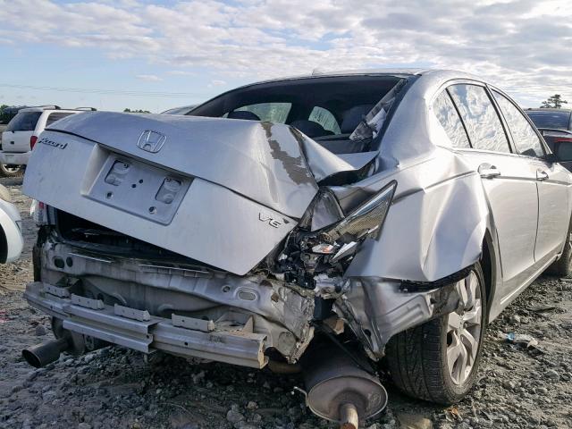 1HGCP36839A029198 - 2009 HONDA ACCORD EXL SILVER photo 9