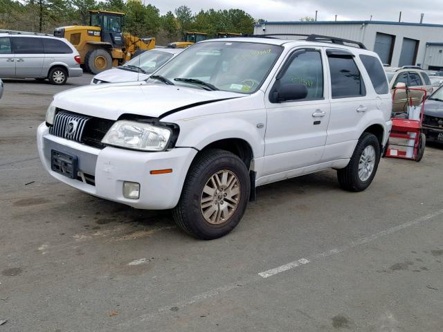 4M2CU91127KJ04995 - 2007 MERCURY MARINER LU WHITE photo 2