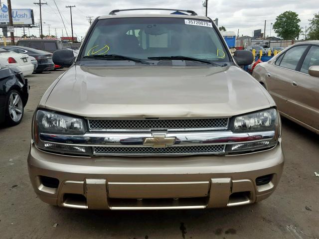 1GNDT13S652353597 - 2005 CHEVROLET TRAILBLAZE GOLD photo 9