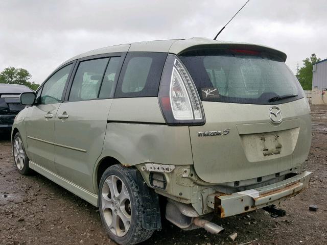 JM1CR293580310376 - 2008 MAZDA 5 GREEN photo 3