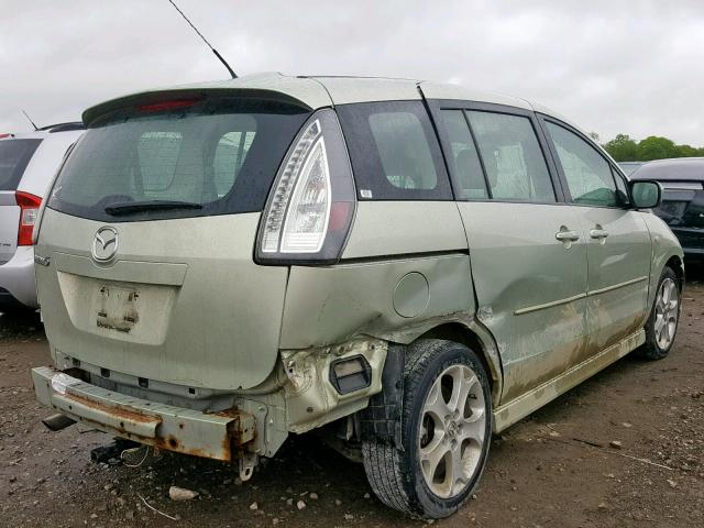 JM1CR293580310376 - 2008 MAZDA 5 GREEN photo 4