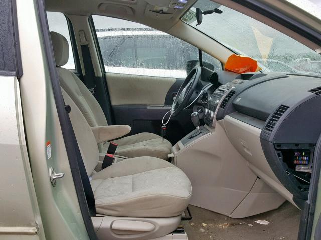 JM1CR293580310376 - 2008 MAZDA 5 GREEN photo 5