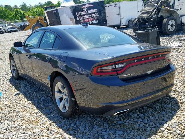 2C3CDXHG9HH551342 - 2017 DODGE CHARGER SX BLACK photo 3