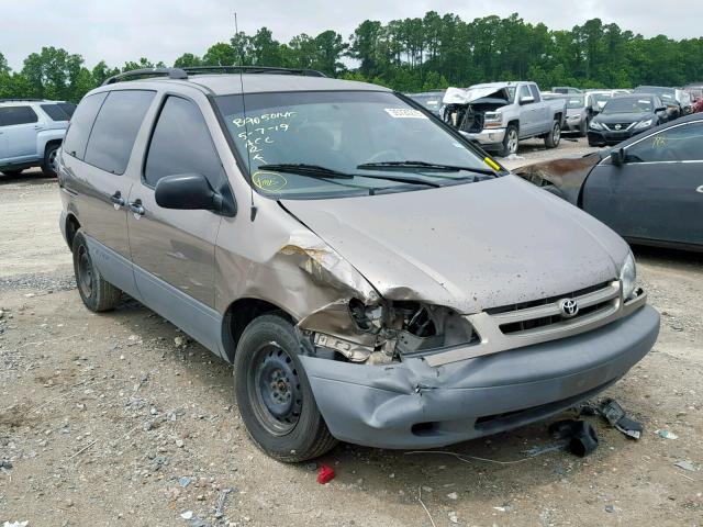 4T3ZF13C7XU119994 - 1999 TOYOTA SIENNA LE BROWN photo 1