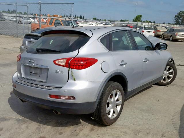 JN1AJ0HP0AM702738 - 2010 INFINITI EX35 BASE SILVER photo 4