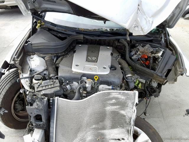 JN1AJ0HP0AM702738 - 2010 INFINITI EX35 BASE SILVER photo 7