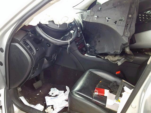 JN1AJ0HP0AM702738 - 2010 INFINITI EX35 BASE SILVER photo 9