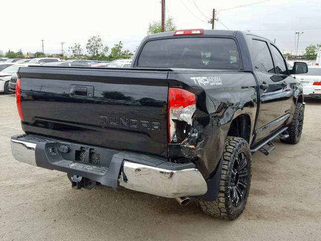 5TFDW5F16JX735832 - 2018 TOYOTA TUNDRA CRE BLACK photo 4