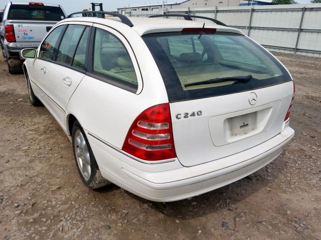 WDBRH61J23F392070 - 2003 MERCEDES-BENZ C 240 SPORTWAGON  photo 3