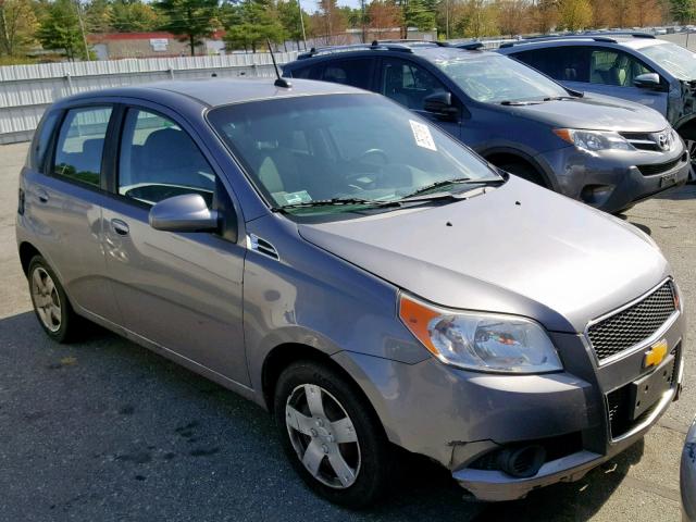 KL1TD6DE2AB131955 - 2010 CHEVROLET AVEO LS GRAY photo 1