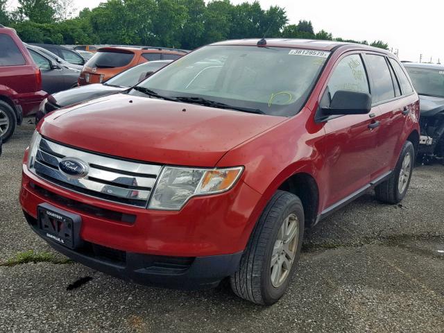 2FMDK38C29BA65015 - 2009 FORD EDGE SEL BURGUNDY photo 2