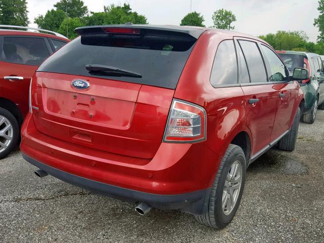 2FMDK38C29BA65015 - 2009 FORD EDGE SEL BURGUNDY photo 4