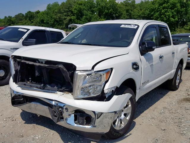 1N6AA1EK9HN538242 - 2017 NISSAN TITAN S WHITE photo 2