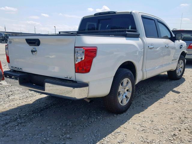 1N6AA1EK9HN538242 - 2017 NISSAN TITAN S WHITE photo 4