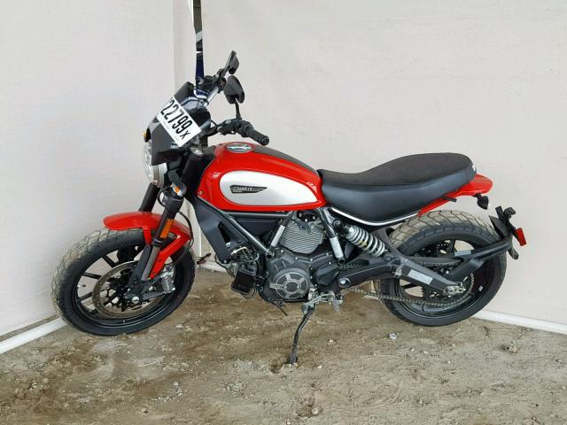 ML015ANM7GT009133 - 2016 DUCATI SCRAMBLER RED photo 9