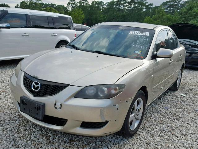 JM1BK12F851293433 - 2005 MAZDA 3 I TAN photo 2