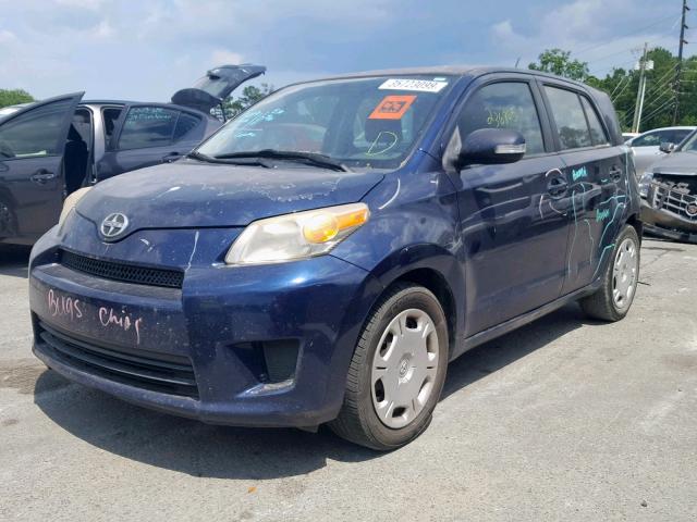 JTKKU10449J044573 - 2009 TOYOTA SCION XD BLUE photo 2