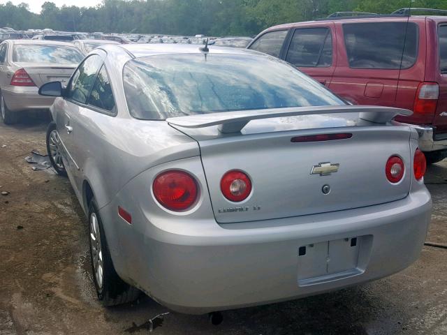 1G1AT18H497124703 - 2009 CHEVROLET COBALT LT SILVER photo 3