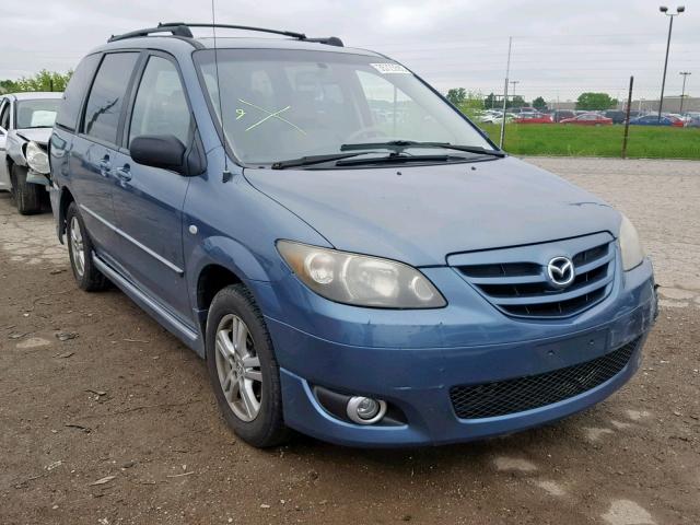 JM3LW28A750543767 - 2005 MAZDA MPV WAGON BLUE photo 1