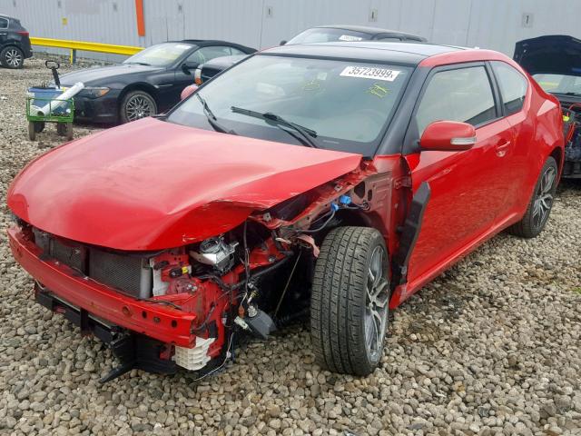 JTKJF5C75FJ004954 - 2015 TOYOTA SCION TC წითელი ფოტო 2