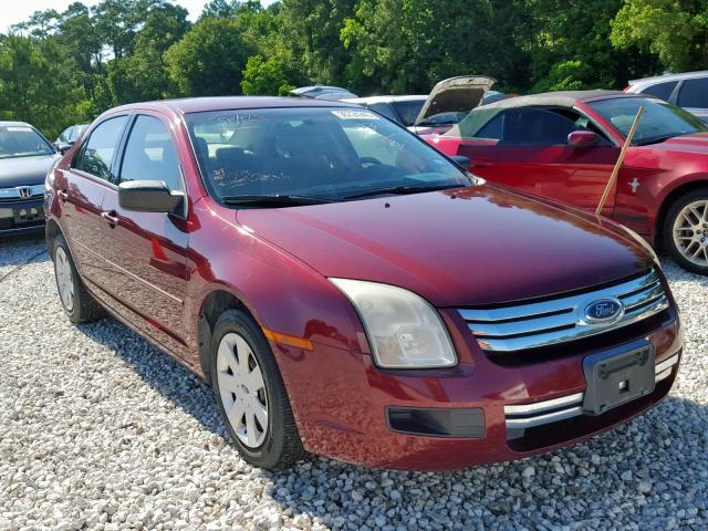 3FAHP06ZX7R228513 - 2007 FORD FUSION S BURGUNDY photo 1