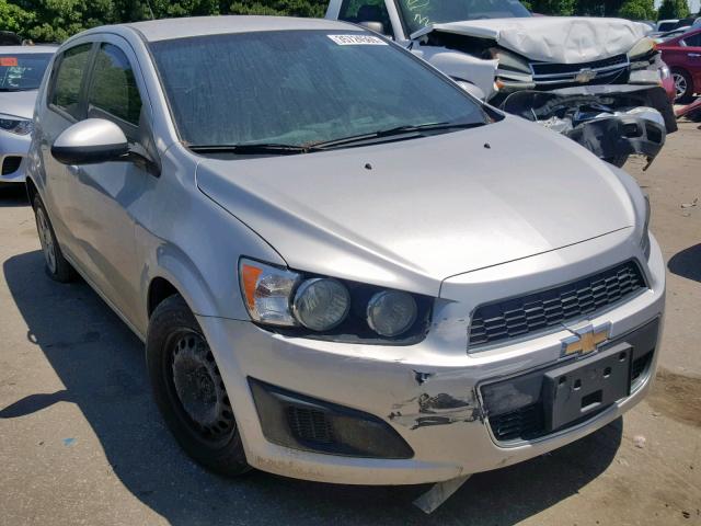 1G1JB6SG1D4213137 - 2013 CHEVROLET SONIC LS SILVER photo 1