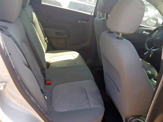 1G1JB6SG1D4213137 - 2013 CHEVROLET SONIC LS SILVER photo 6