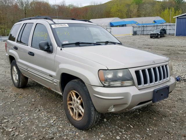 1J4GW48S54C337627 - 2004 JEEP GRAND CHER TAN photo 1